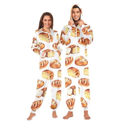 Pyjama combinaison une pièce chaud pour adulte contre le froid hivernal