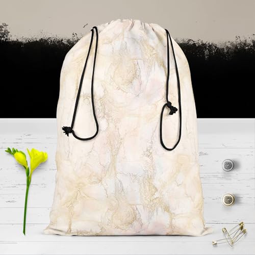 Image of ArtzFolio Pink & Peach | Reusable Sack Bag | Bag for Gym, Storage, Vegetable & Travel