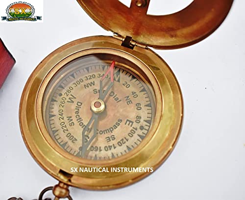 Personalized Compass Gift For Men, Engraved Compass, Graduation Gift, Custom Compass, Wedding Gift, Groomsmen Gift, Keepsake, Christmas, Baptism, Boy Scouts, Sundial Clock, Nautical, Anniversary #TOP3