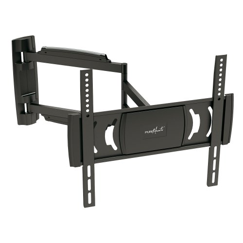 PureMounts FLEX-52 muurbeugel voor tv-apparaten met 66-132cm (26-52"), VESA 400x400, kantelbaar: +/-15°, draaibaar: +/-90°, wandafstand: 38-658mm, draaglast max: 20kg, zwart