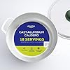 Universal (Medium Size) Caldero 18 Cups - 6.3 QT / 6 L, Stainless Aluminum Pot, Even Heat Distribution and Fast Cooking Dutch Oven Pot, Ergonomic Handles, Ideal for Rice, French Fries, and More #1