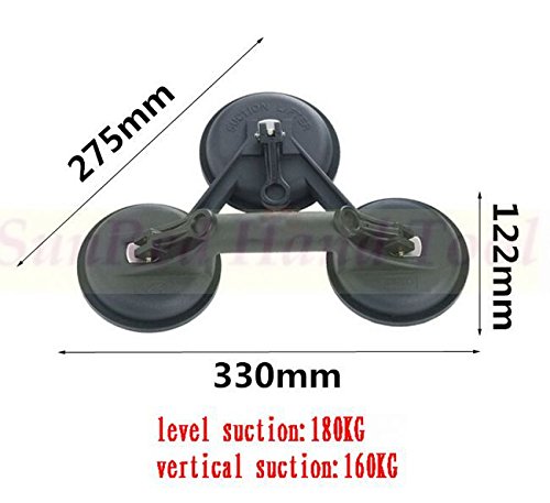 Three-jaw glass suction plate(extender type) nitrile rubber,NO.04433 freeshipping