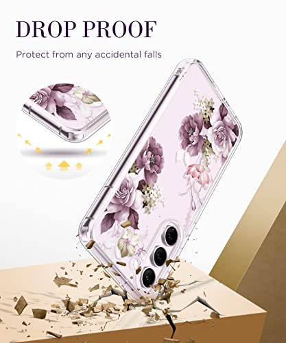 GVIEWIN Cherry Blossom Floral Case for Samsung Galaxy S23 Plus #TOP28