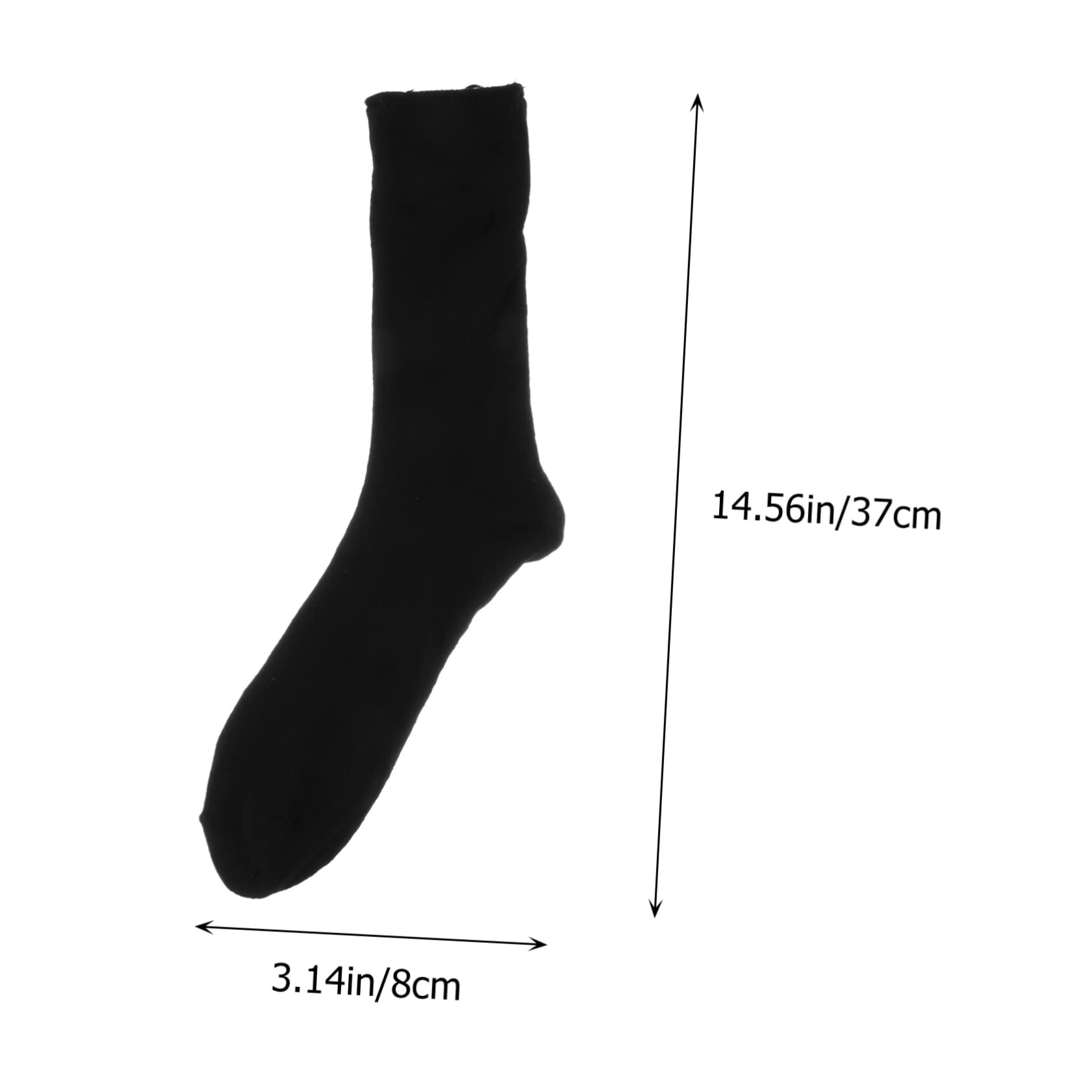 Milisten 1pair Smart Heating Socks for Comfortable Cotton Heated Stockings Intelligent Temperature Control Portable Design for Outdoor Activities