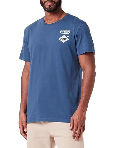 G-Star Raw Chest Gr R T, Camisetas Para Hombre, Azul Rank Blue D23712-336-868 , M G-Star Raw Chest Gr R T, Camisetas Para Hombre, Azul Rank Blue D23712-336-868 , M