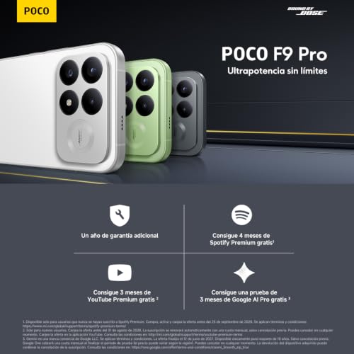 Miniatura 3 de POCO F9 Pro, Smartphone 12+512, Negro, batería de 6330mAh, carga de 100 W