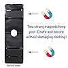 Vertical Heavy-Duty Two-Pocket Magnetic Badge Holder – Matte Black Vinyl ID Holder with Die-Cut Thumb Notch – Made in USA, Folds Over Pocket or Belt (Sold Individually) #3