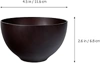 Vista 8 de Tazón de madera de azufaifo Tazón de frutas Tazón de madera Cuenco de madera para servir Tazones de postre Recipientes Tazón de comida Bocadillos