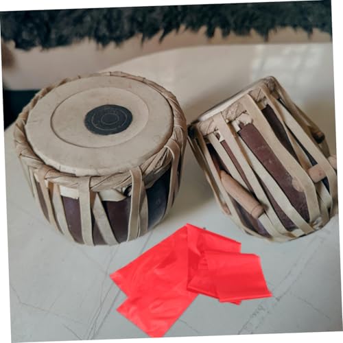 Baquetas Kisangel rojas de seda, 2 piezas, con mangas de agua para actuaciones de danza, gimnasia y eventos, mazos resistentes y fáciles de usar miniatura 4