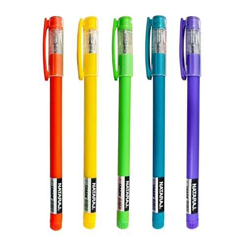 Image of Nataraj All Spark Ball Pen | Smooth Writing | Smudge Resistant | Long Writing | Attractive multi colour body design for fun writing Pen | Use for School, College students & office person