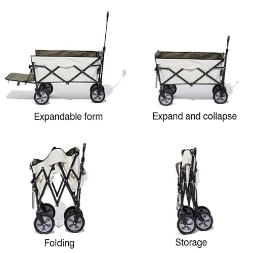 Carro utilitario plegable ideal para tus fines de semana de camping, compras y jardín 7