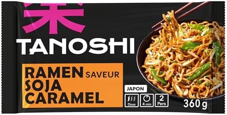 Ramen instantané Tanoshi soja caramel