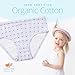 Lucky & Me Gracie Girls Briefs, 100% Organic Cotton Underwear, 7 Pack (US, Age, 2 Years, 3 Years, Blossom)