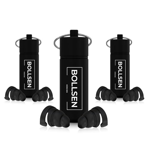 BOLLSEN Bouchons dâOreilles â Bouchons dâOreilles pour Motards â RĂ©duction