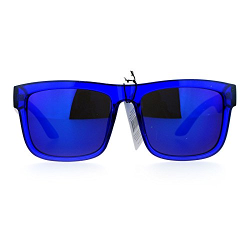 Kush Mens Neon Pop Horn Rim Sport Horned Sunglasses2