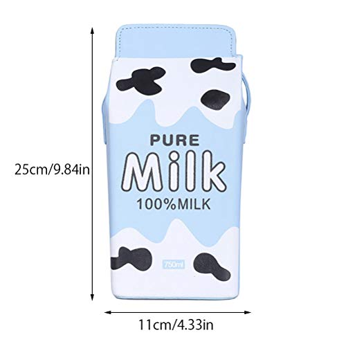 Haplws Milk Box Strawberry Schoudertas Pen Box Melkkarton-Design Cross Body Purse Bag - Image 5