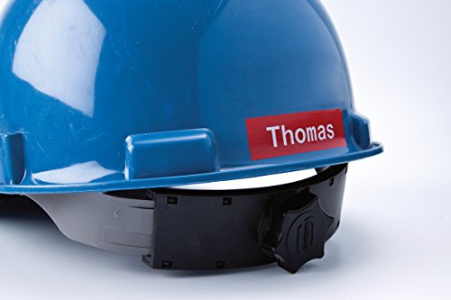 Image of Brady M21-750-595-RD BMP21 Tape B- 595 Indoor /Outdoor Vinyl Film Size: 3 /4 inch x 21' WHT /RED