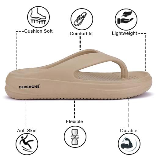 Image of Bersache Extra Soft Classic Casual with Regular wear with Ultra Soft & Flexibility Technology Slipper for Women's