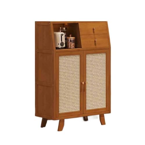 J9V4G6S3B5 Aparador Aparador de Cocina Estilo Retro, Mueble almacenaje for salón, pie, con Puertas Dobles, Compartimentos y cajones Armario de Cocina