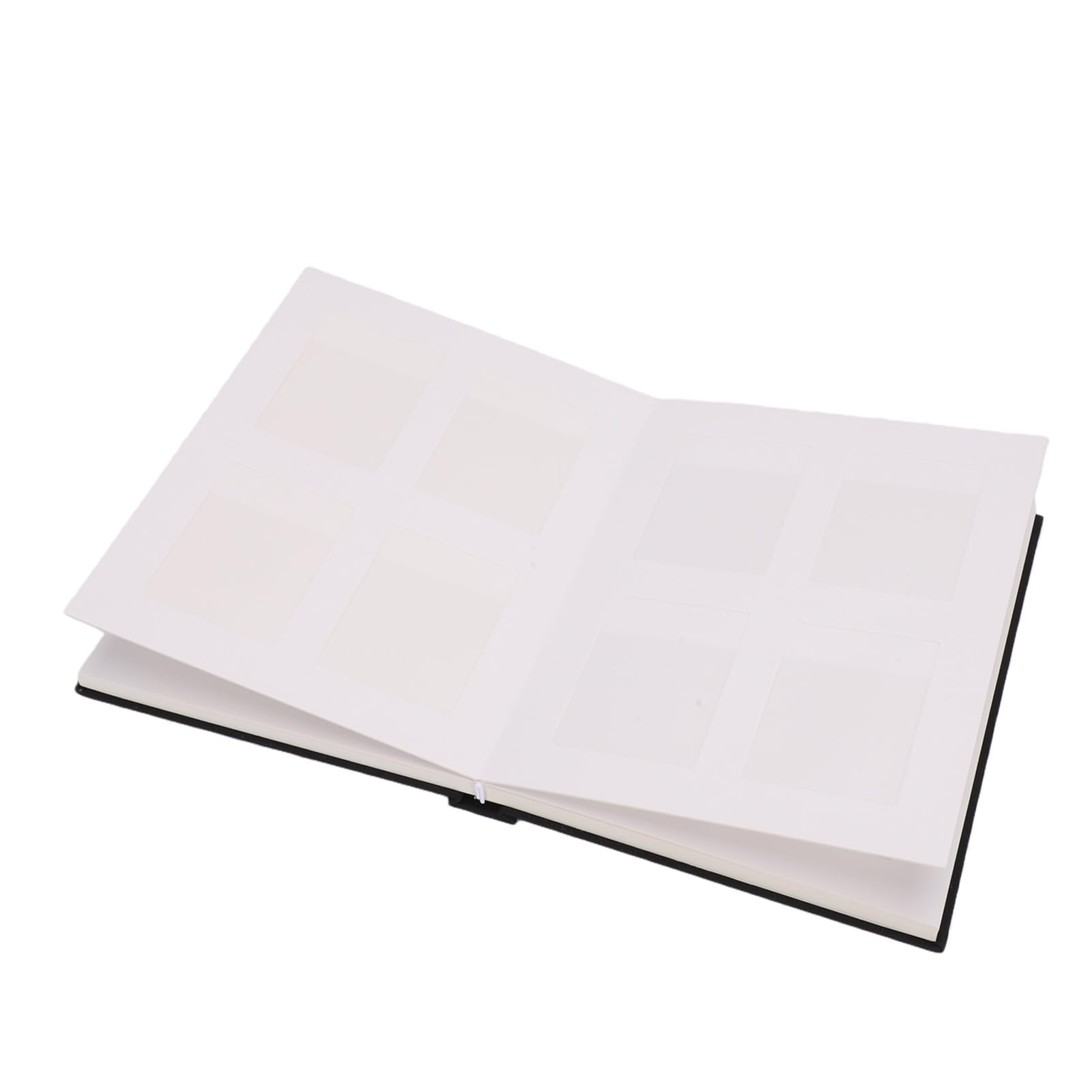 AUNMAS Mini álbum de Almacenamiento de Fotos, Capacidad para 120 (BLACK) | Fotos de 2x3 pulgadas con 4 fotos por lado y cubierta personalizable con área de mensajes para guardar recuerdos, libro de