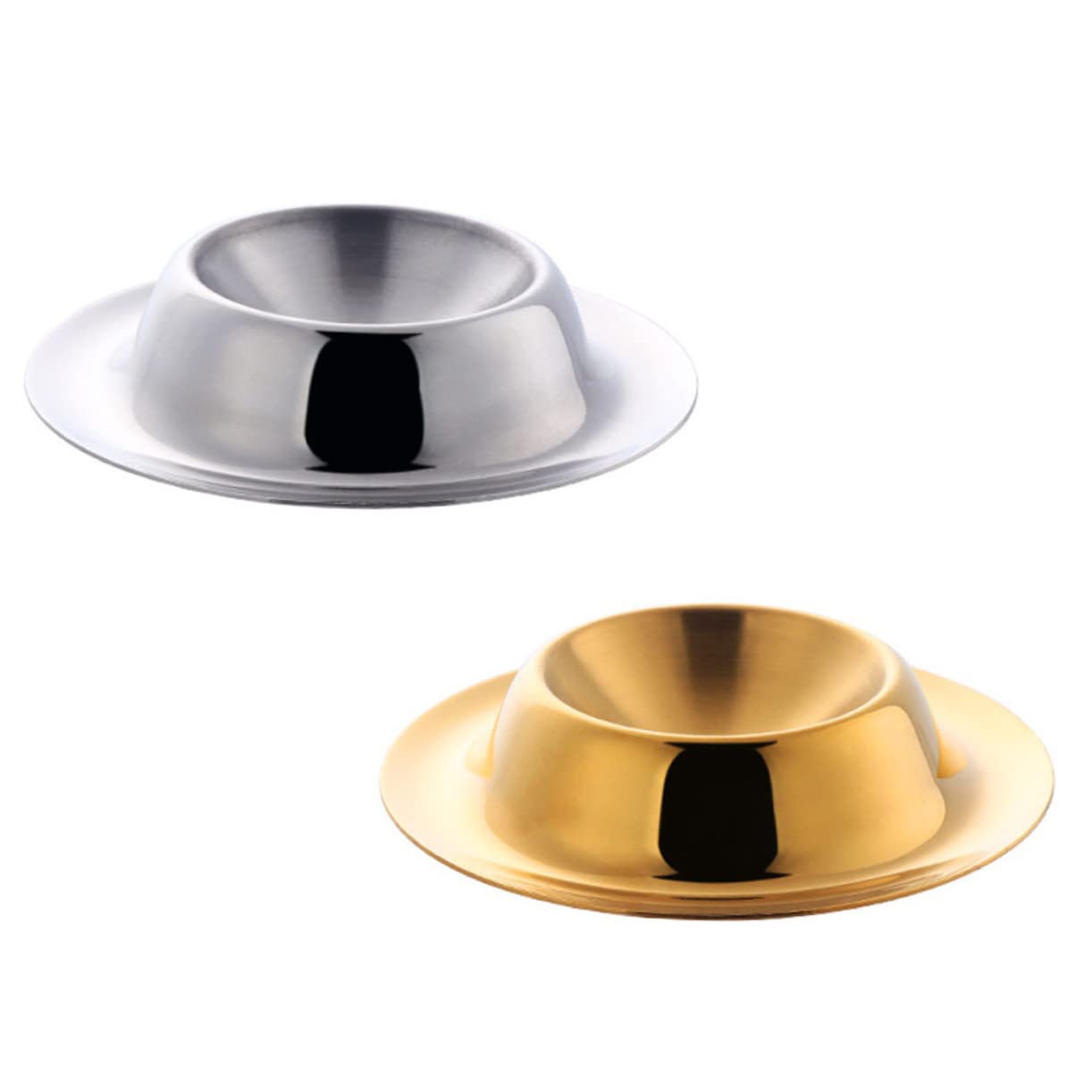 DECHOUS 6pièces Porte-œufs Acier Or Et Support Élégant pour Œufs Coque Et Amuse- pour Cuisine Et Déjeuner