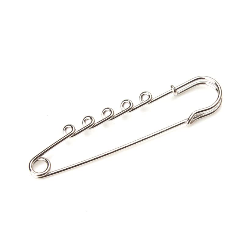 10 szt. 75//80/100 mm duży rozmiar 20 styl moda żelazo duże szpilki do broszki dopasowanie kobiety diy podstawa broszki biżuteria akcesoria ustalenia(Cooper 100mm)