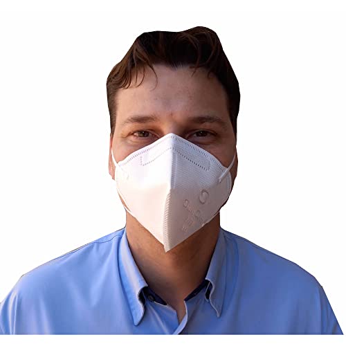 Respirador Pff2 Mascara N95 Branco Inmetro e Ca 10 Unidades