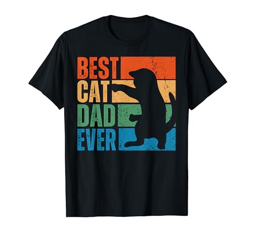 Citation « Best Cat Dad Ever Cat Lover » T-Shirt