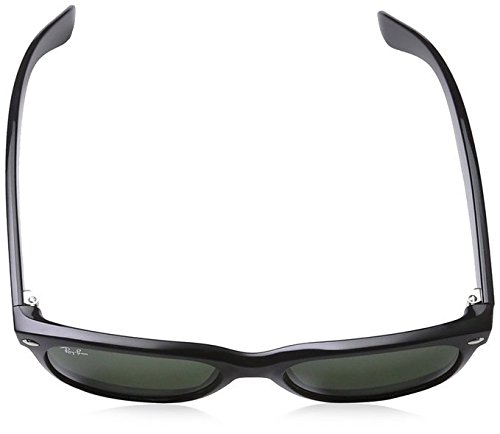 Ray-Ban Wayfarer Sunglasses RB2132 901 Black, Green Polarized Lenses, 52mm, Unisex Adult, Classic Style4