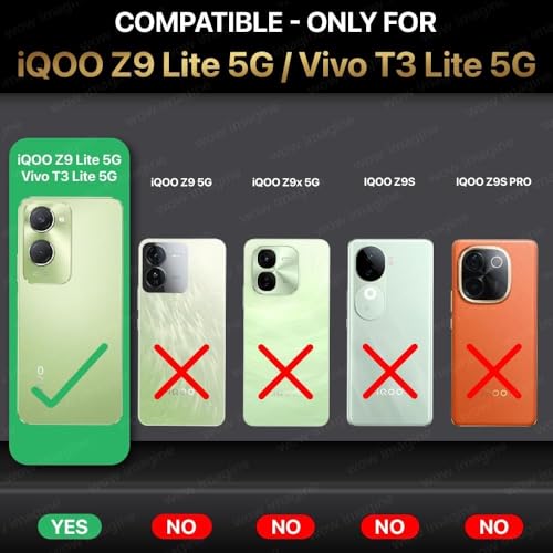 Image of WOW IMAGINE Back Cover for iQOO Z9 Lite | Vivo T3 Lite 5G | Y18t | Y18 | Y18e | Y03 | Y28s | Y37 with Hexa Cube Design | Inner Velvet Fabric | Matte Silicone Flexible Case | Camera Protection - Black