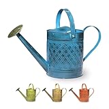 Robert Allen Home & Garden MPT01503 Robert Allen MPT011503 Wexley Metal, 2 Gallon, Mountain Waves 5 Gallon Watering can, 2 gal
