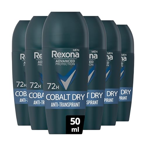 Déodorant Bille Homme Anti transpirant Cobalt Dry Rexona Men Le Roll on De 50ml - vue 4
