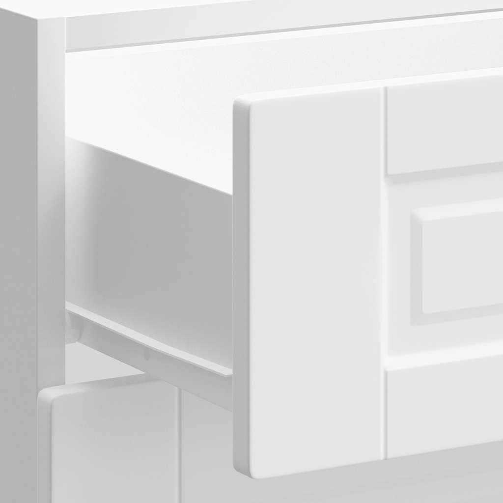 Armoire de cuisine Porto blanc bois d ingénierie