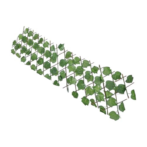 Kisangel Valla Verde Malla Pantalla de Hoja de imitación tapices Banda Planta Falsa Enredaderas Artificiales Jardin Vertical Valla de Refugio de Plantas Valla de Planta simulada el plastico