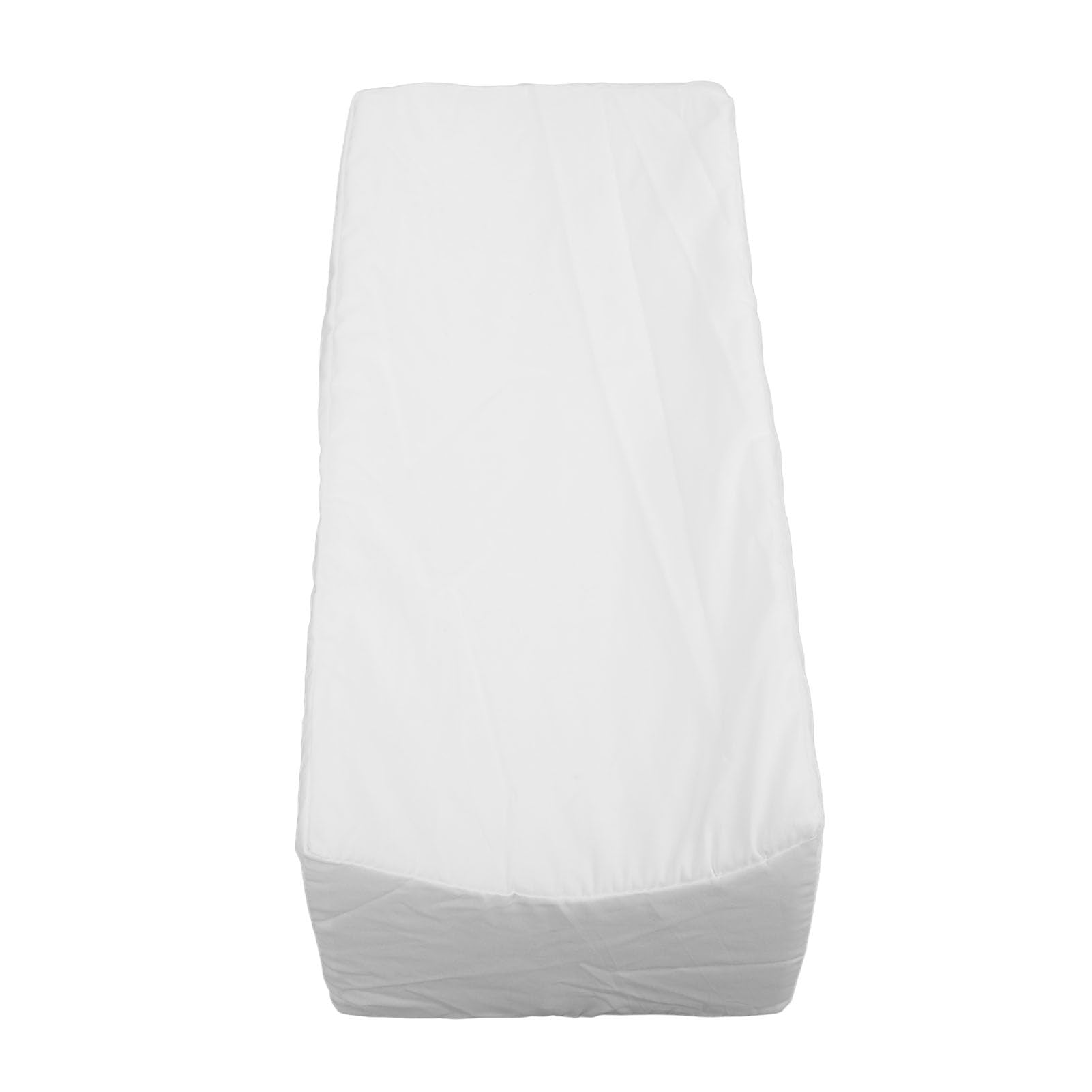 Almohada de Cuña para Piernas, Almohada de Apoyo para Elevación de Piernas de Primera Calidad para Mejorar la Circulación Sanguínea en la Oficina (White)