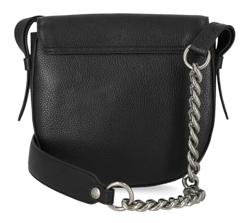 Harley-Davidson Women's Magnetic Flap Closure O Ring Satchel Xbody Purse - Black3