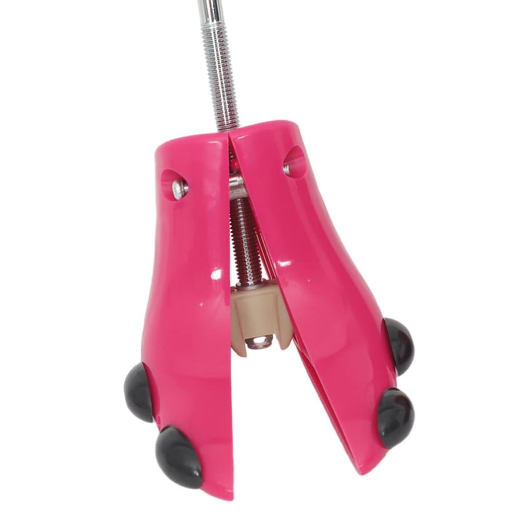 Horma de zapatos con calzador rosa EU 34-40, plástico duradero, elástico, para hombre y mujer, versátil, adecuado para alisar y secar botas y zapatos