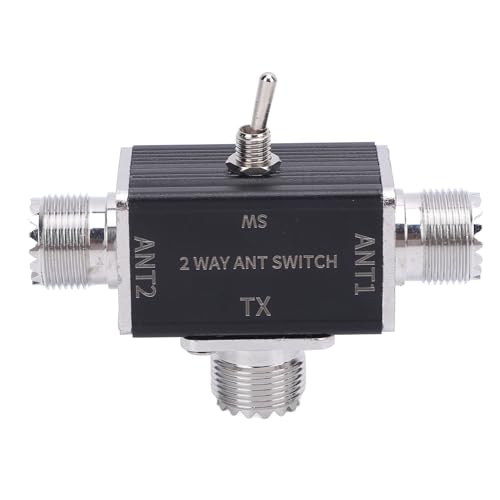 2 Way CB HAM Antenna Switch,100W SO 239 Connector Antennae Switch for 1 to 30MHz HAM CB HF VHF UHF Radio