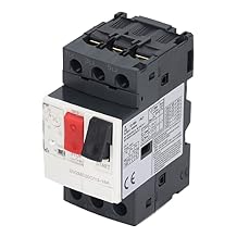 3P Miniature Circuit Breaker, Manual Motor Starter Button, AC 690V 3 Pole DIN Rail Mounting Work for Motor , Thermal Magnetic Trip Short Circuit of Lighting GV2-ME20C 13-18A