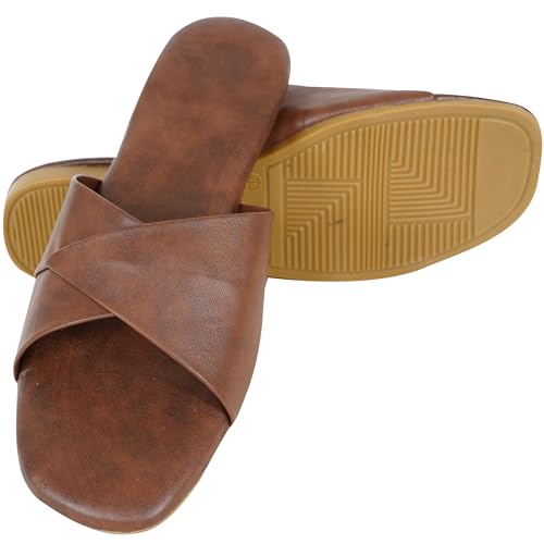 Image of DFR Women Casual Cushioned Flat Slippers Woman