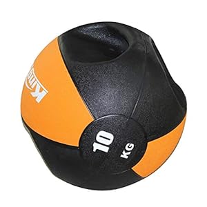 Medicine Balls Binaural Medicine Ball, Boxing Training Strength Training Core Training Rubber Bouncy Ball, 10kg/22lb