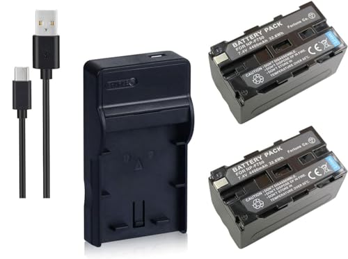 NinoLite 4�_�Z�b�g NP-F750 / NP-F770/5 �݊� �o�b�e���[2�� +USB�^ �[�d�� +�C�O�p�����v���O �A�\�j�[ Sony �Ή� dc01npf750x2