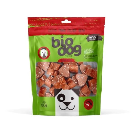 Biscoito Gourmet Bio Dog para Cães Love Bits 100g