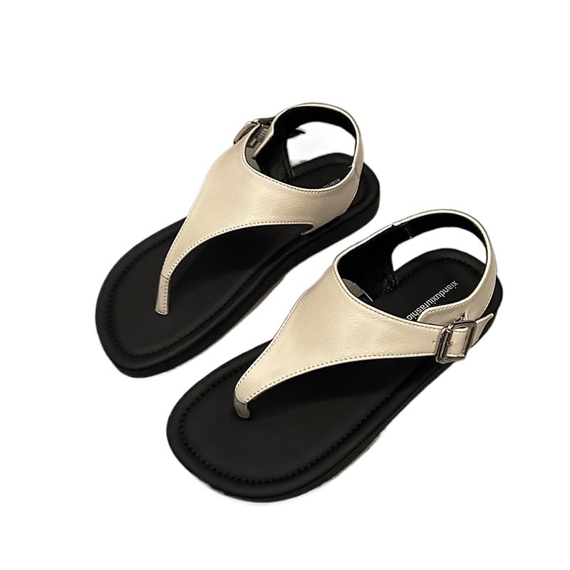 Fairy toe sandals girl 2025 summer new casual flat toe buckle with cool slippers fashion wholesale,Wear-resistant and lightweight, skin-friendly, breathable and comfortable
