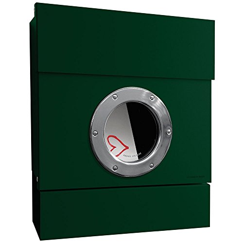 Radius Letterman 2 inkl. Zeitungsrolle dunkelgrün Briefkasten 505o