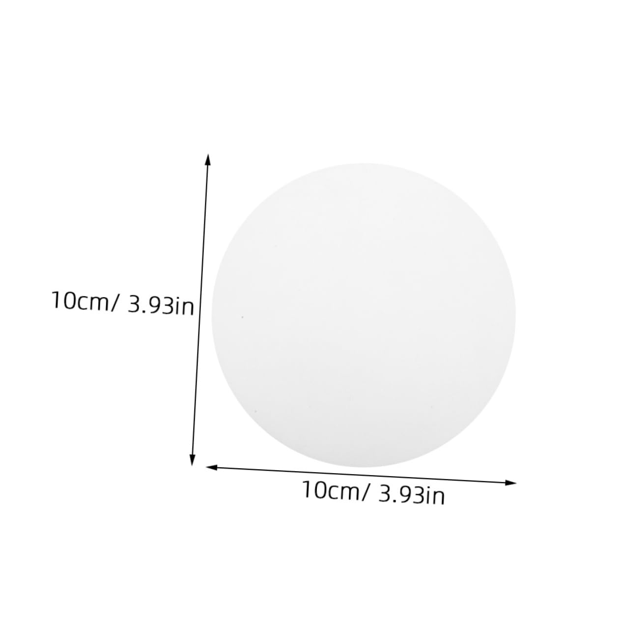 STOBAZA 6pcs Flat Downlight Diffuser Sheet for Light Softness Replacement Recessed Lighting Anti-dazzling Diffuser DIY Lamp Bottom Covers