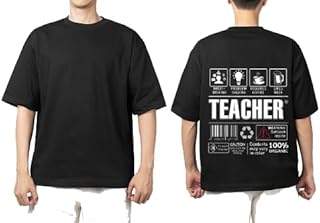 قميص شبابي كبير الحجم من الخلف مقاس كبير للعمل في العمل (المعلم) 37