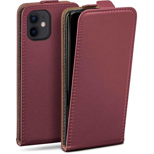 Étui pour iPhone 12 Mini rouge vin idéal pour vos rendez-vous et voyages