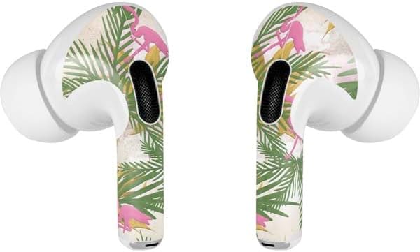 Skinit Decal Audio Skin Compatible with Apple AirPods Pro - Flamingo Pattern Design
