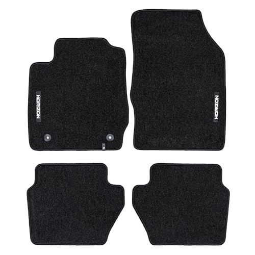 FROGUM Horizon Tapis Auto Velour Moquette pour Ford Fiesta VII 2017-2023| Inodores | avec Fixations | Pratiques et élégants